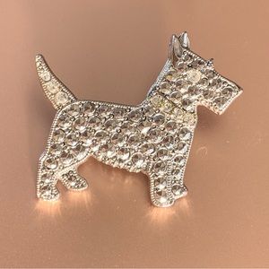 Vintage Scotty Dog Brooch